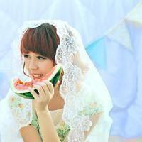 女孩吃瓜头像超可爱,女孩吃瓜头像，萌态十足，可爱爆表！